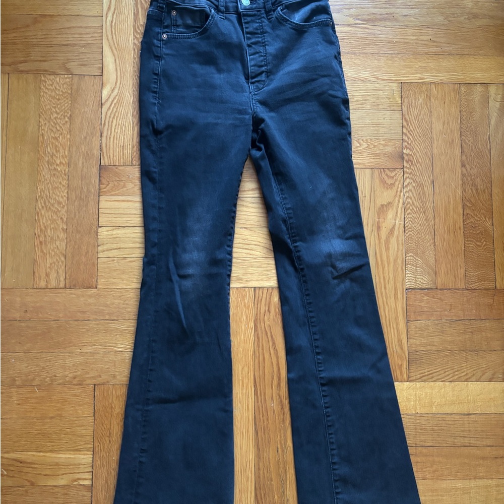 Pilcro Black Flare Jeans